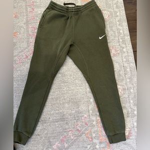 Nike army green sweats
